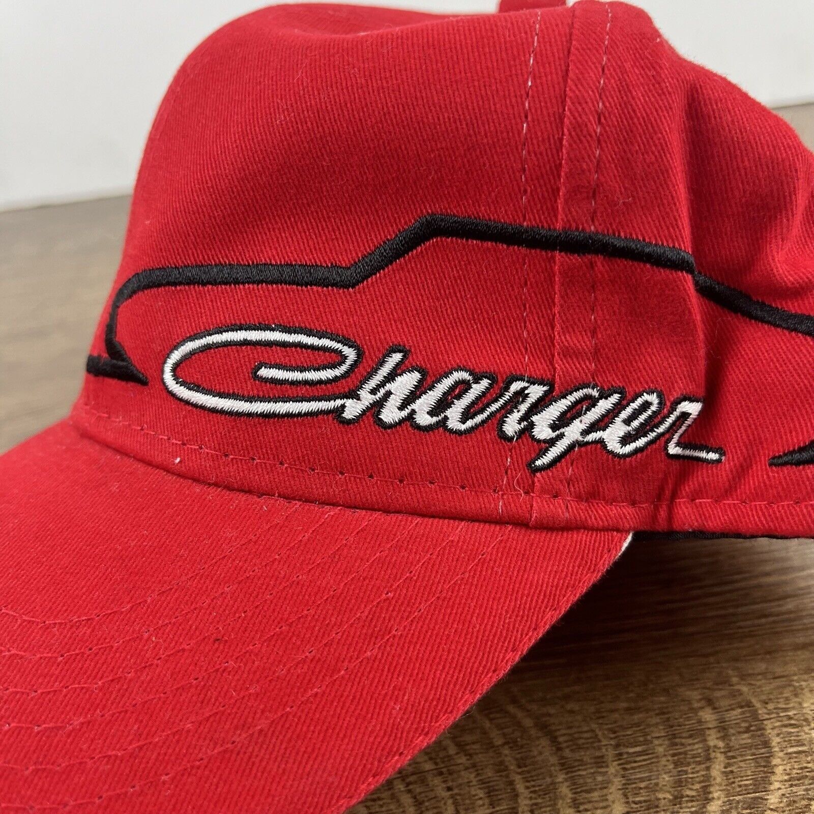 Other Dodge Charger Car Hat Red Cap Charger Adjustable Hat Red Adu Size ONE SIZE - 7 Thumbnail
