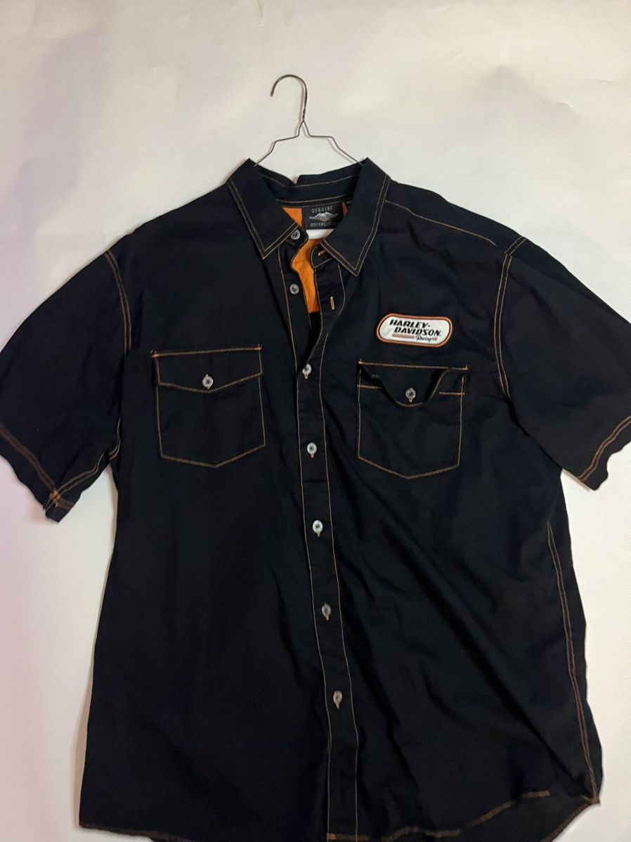 Harley Davidson × Vintage Harley Mechanic Shirt Contrast Stitched sz XXL Size US XXL / EU 58 / 5 - 1 Thumbnail