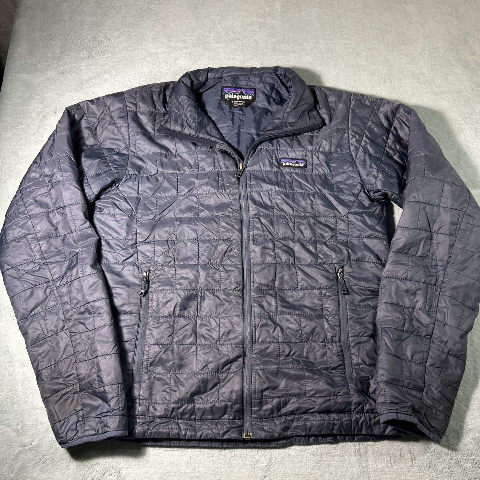 Patagonia Patagonia Nano Puff Jacket Small Navy Quilted Puffer Coat Size US S / EU 44-46 / 1 - 1 Thumbnail
