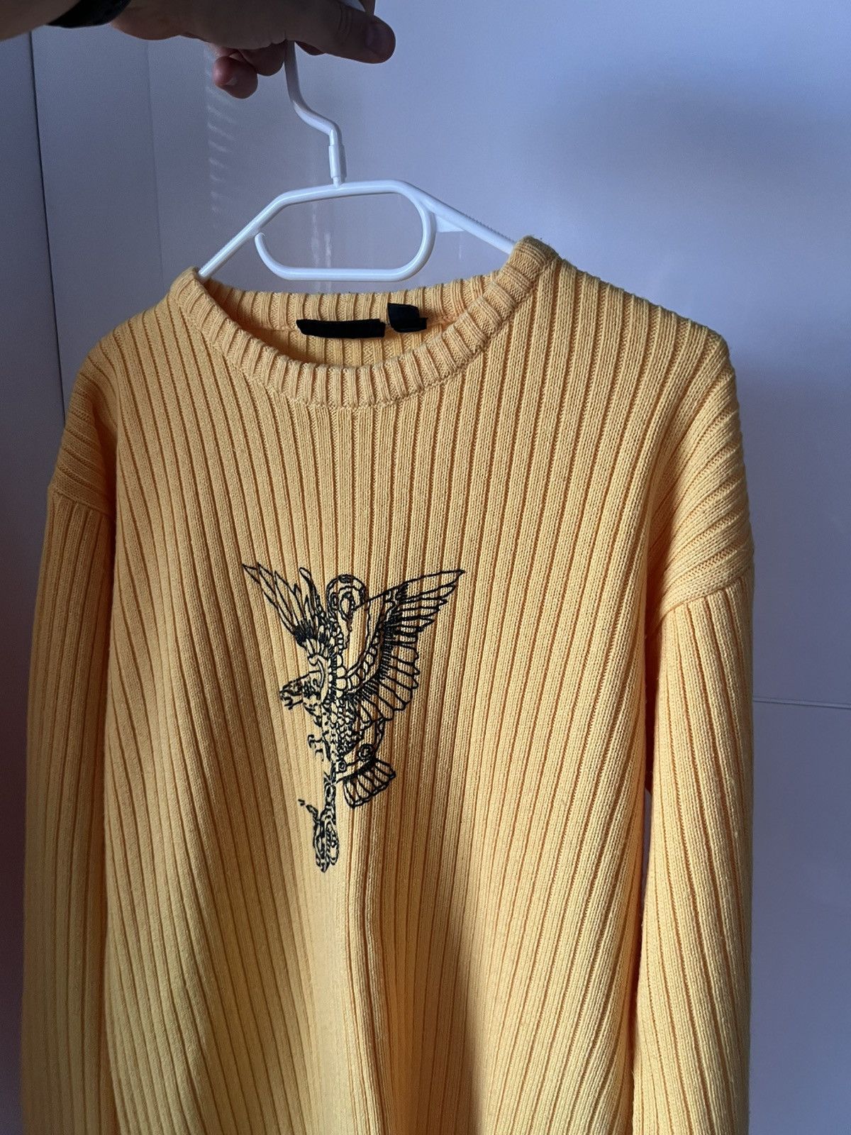 Japanese Brand Avant Garde Japanese Style Straight Cotton Drip Y2K Sweater Size US L / EU 52-54 / 3 - 7 Thumbnail