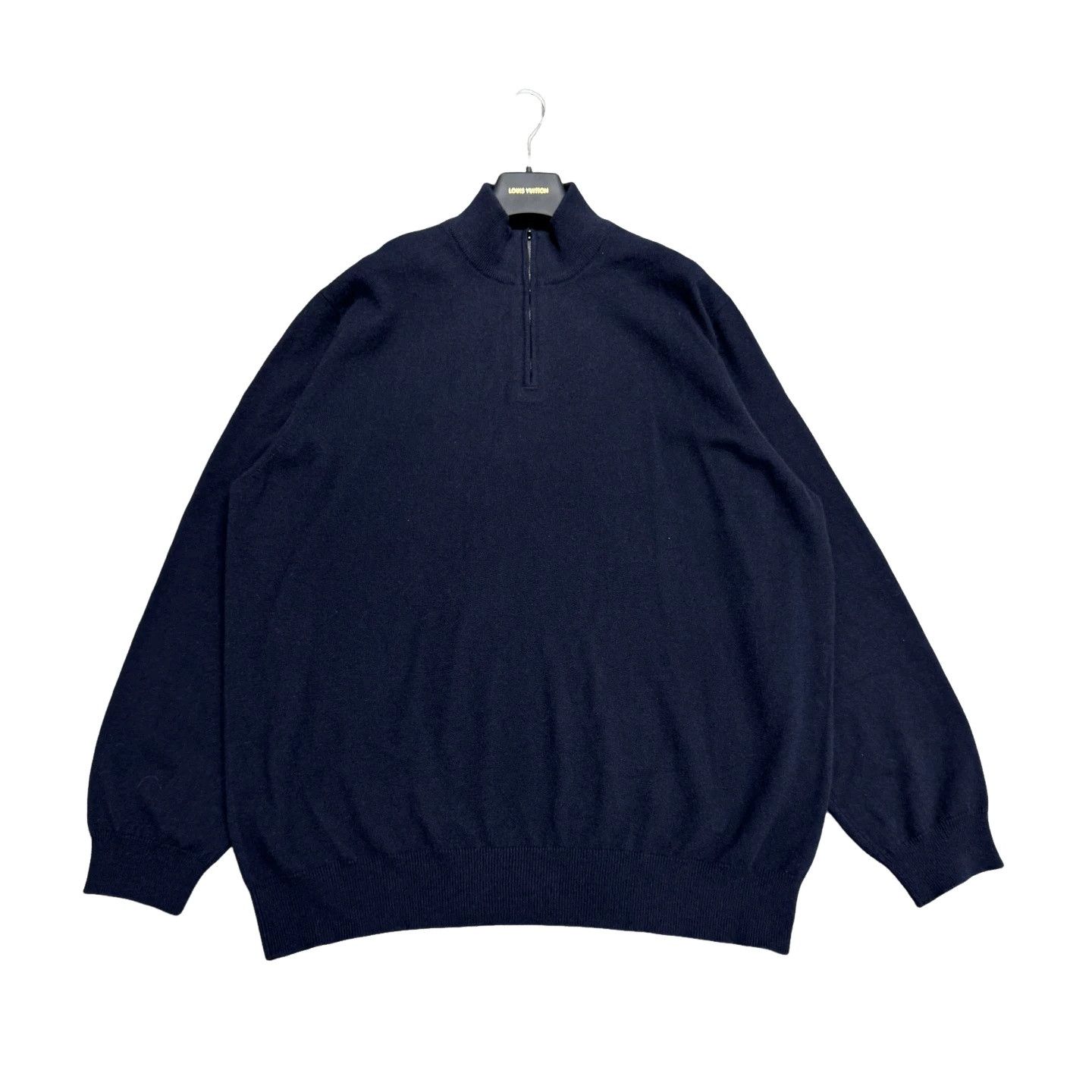 Loro Piana Loro Piana Baby Cashmere Half Zip Sweater Size XXL Size US XXL / EU 58 / 5 - 1 Thumbnail