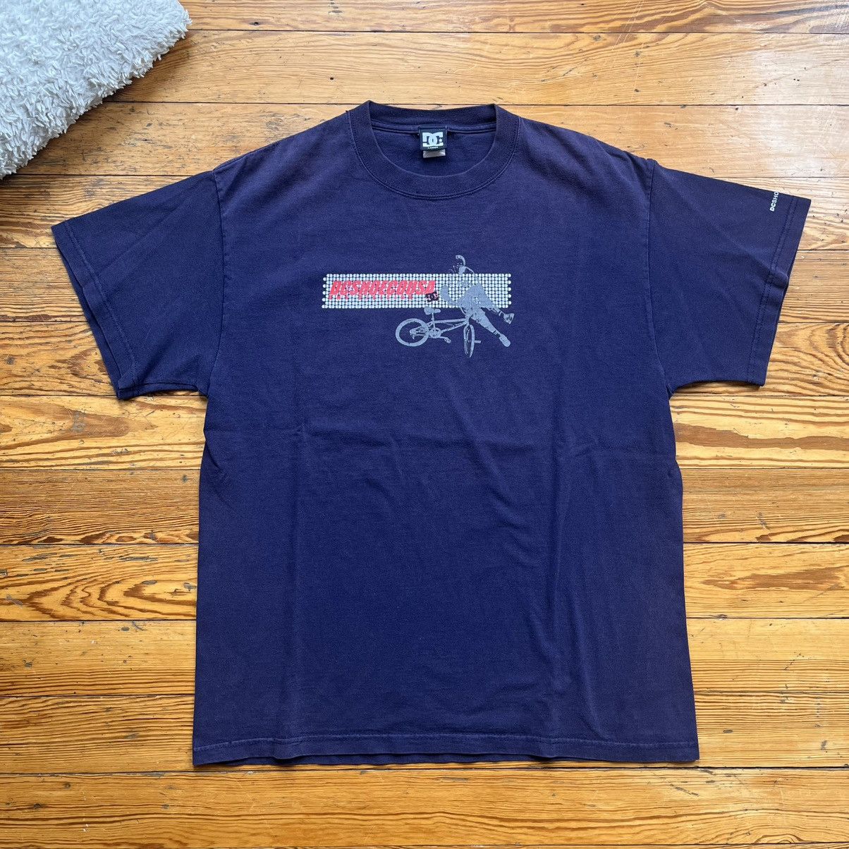 Vintage Vintage BMX DC Shoe Co USA Dave Mirra Skate Tee Y2K Grailer Size US L / EU 52-54 / 3 - 1 Thumbnail