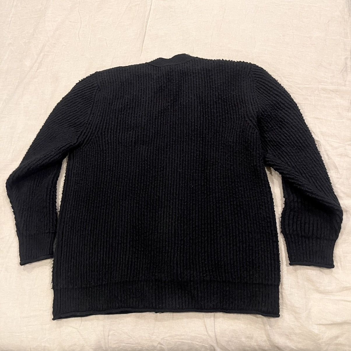 Balenciaga $2050 Balenciaga College Logo Heavy Wool Piled Knit Cardigan Size US L / EU 52-54 / 3 - 4 Thumbnail
