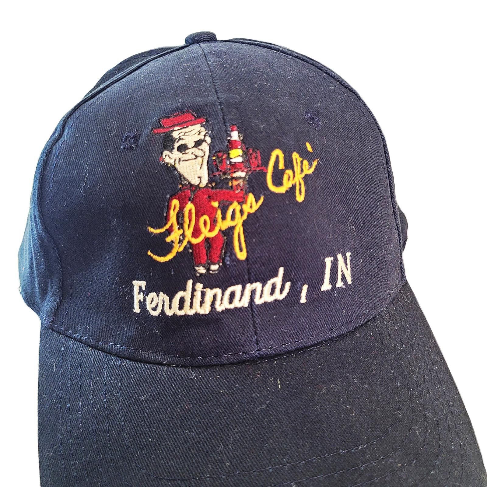 Other Fleig’s Cafe Ferdinand IN Black Baseball Cap Hat Adjustable Size ONE SIZE - 2 Thumbnail