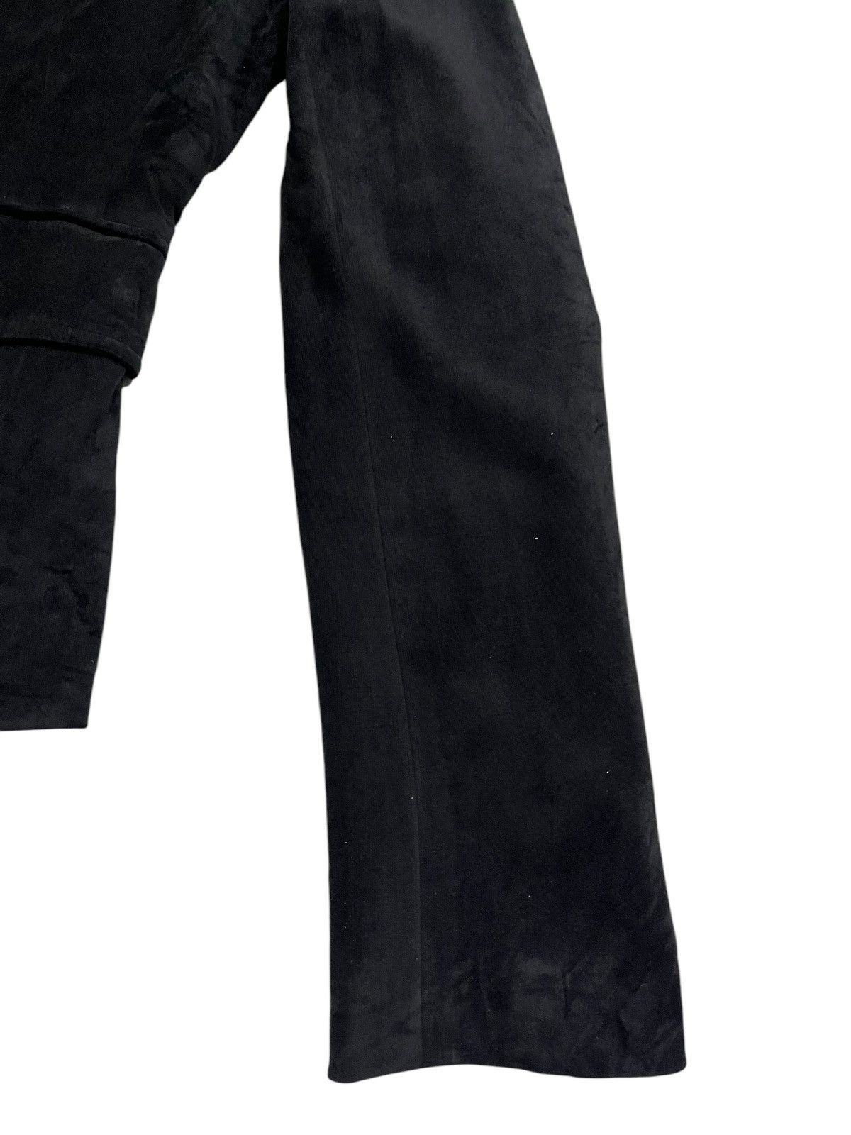 Beauty Beast INED By Yohji Yamamoto Velvet Button Up Blazer Size XS / US 0-2 / IT 36-38 - 5 Thumbnail
