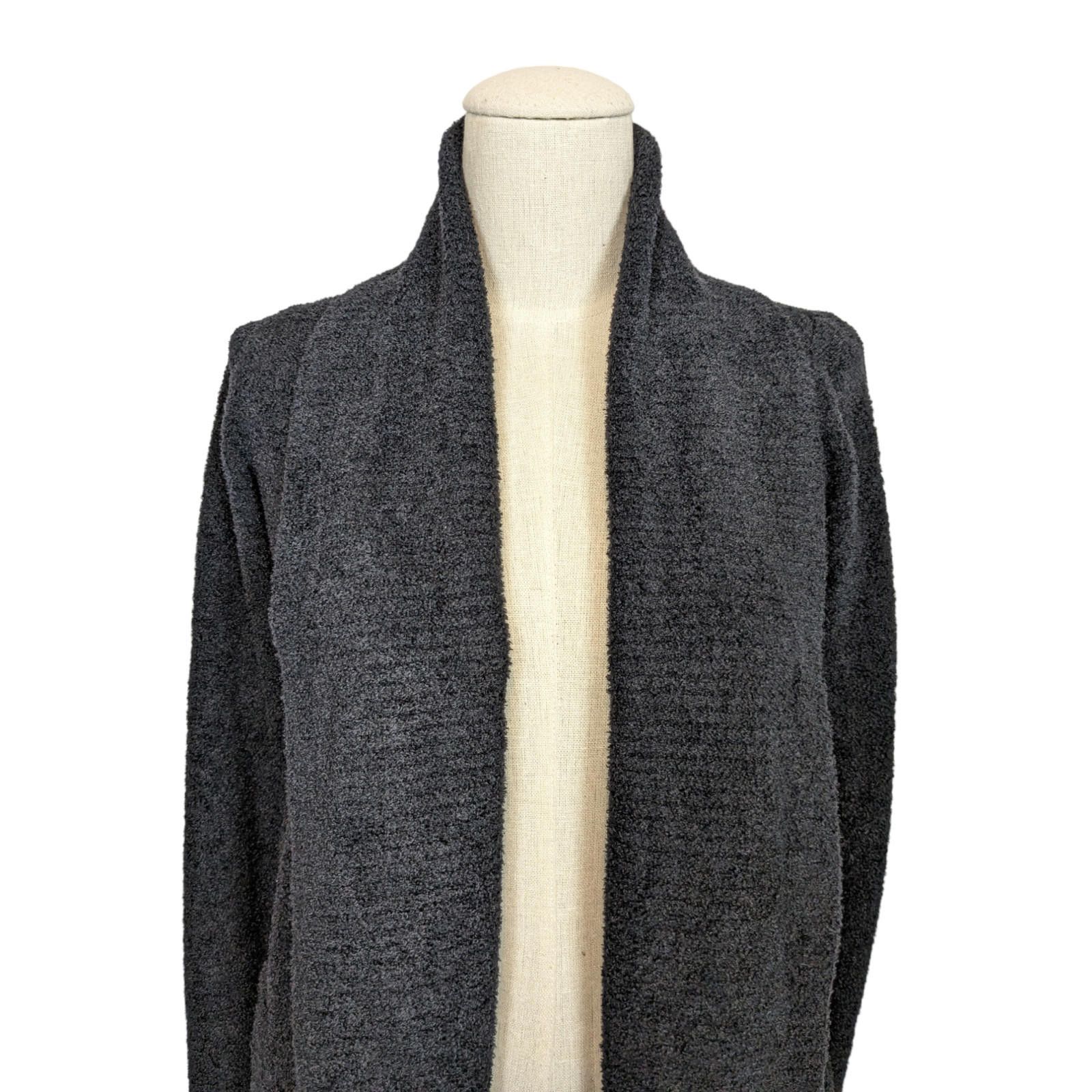 Other Barefoot Dreams CozyChic Lite Circle Cardi Black Sz XS Size XS / US 0-2 / IT 36-38 - 2 Thumbnail