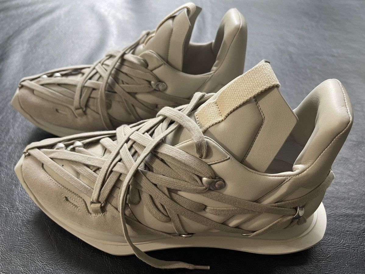 Rick Owens RICK OWENS MAXIMAL RUNNER PEARL Size US 9.5 / EU 42-43 - 4 Thumbnail