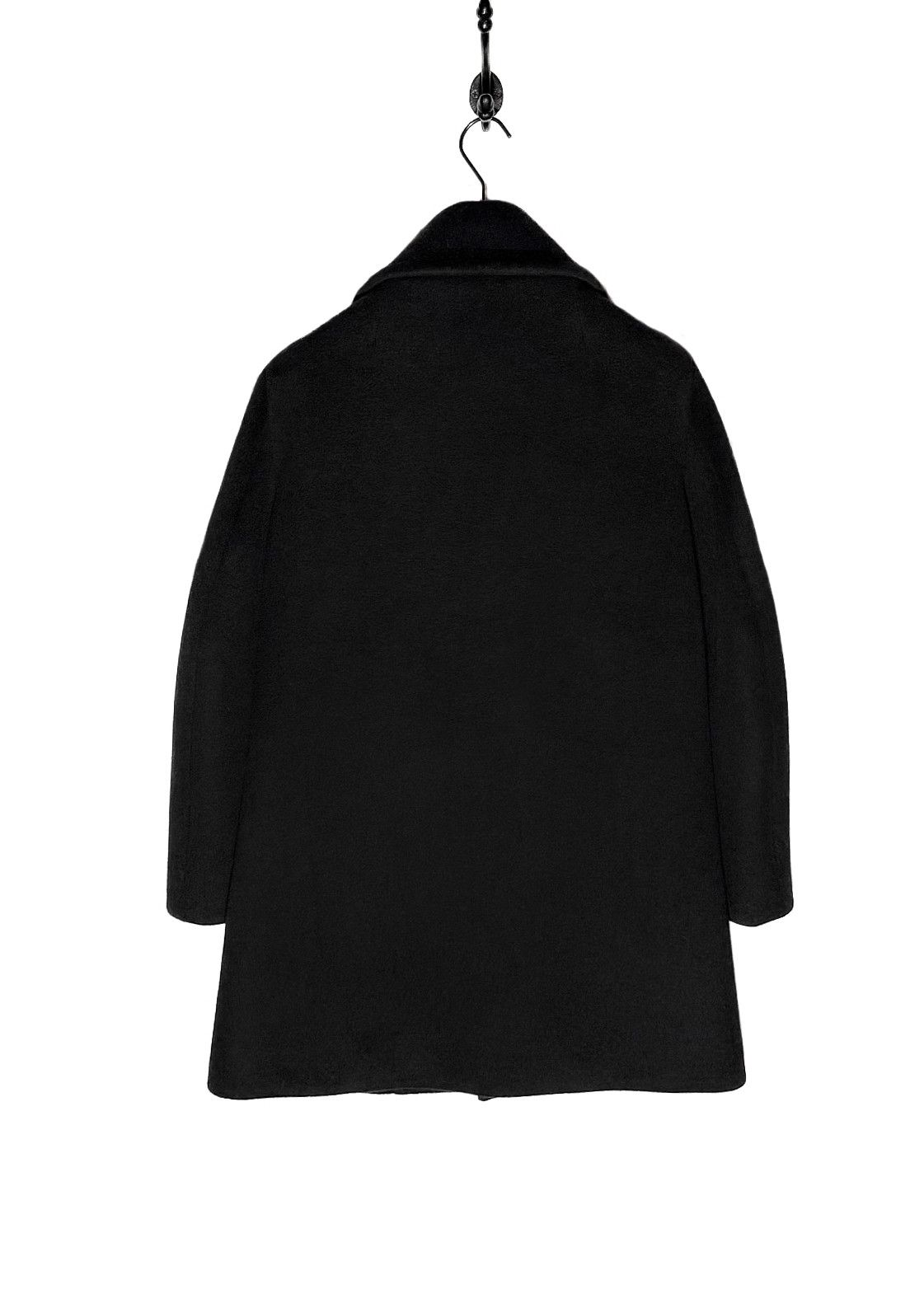 Dsquared2 Dsquared2 Georgina Black Bonded Wool Crystal Buttons Coat Size M / US 6-8 / IT 42-44 - 5 Thumbnail