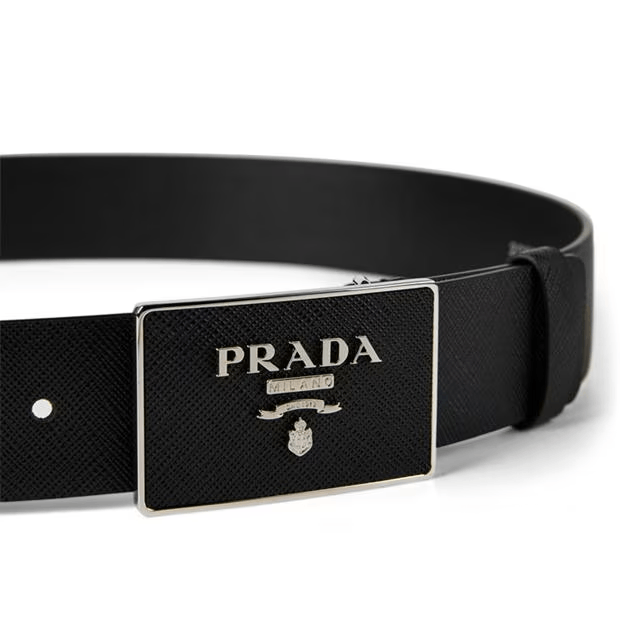 Saffiano Leather Belt