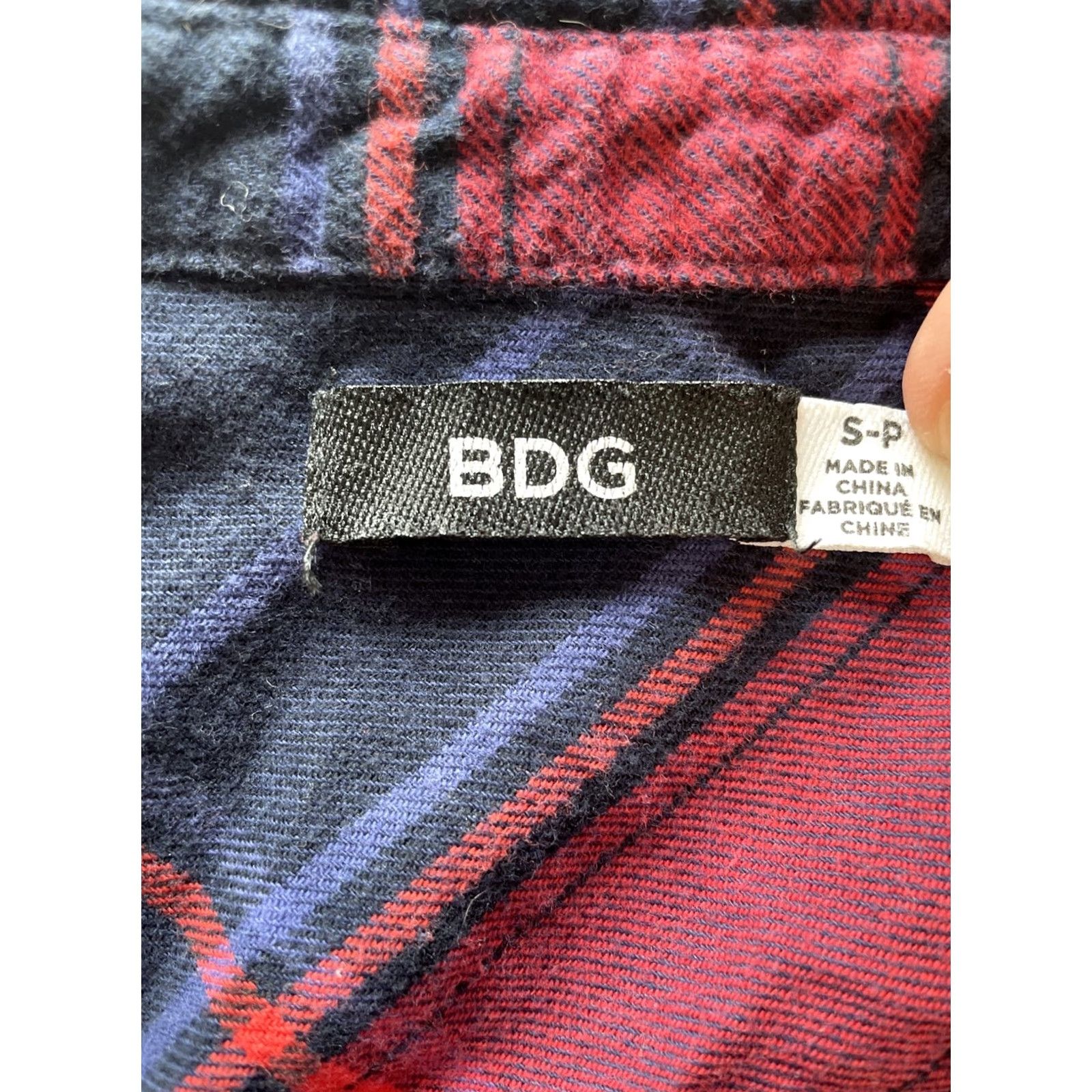 Bdg BDG Urban Outfitters Flannel Shirt Women S Button Front Plaid Long Sleeve Shirt Size S / US 4 / IT 40 - 3 Thumbnail