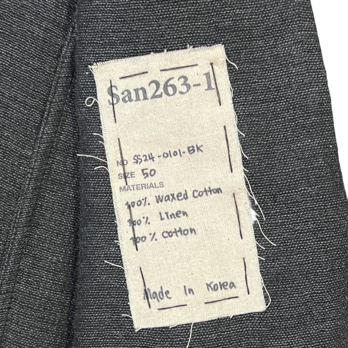 Other San 2024SS Single Breasted Waxed Cotton Long Coat Size US M / EU 48-50 / 2 - 8 Thumbnail
