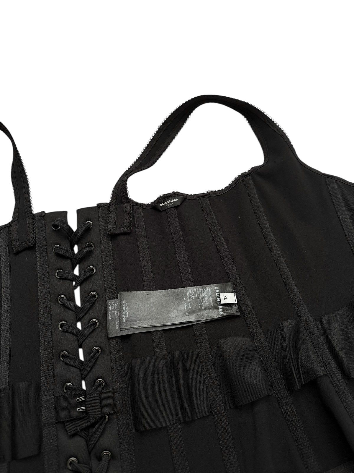 Balenciaga 2023 Runway Mudshow Unisex Corset Black Size US XL / EU 56 / 4 - 15 Thumbnail