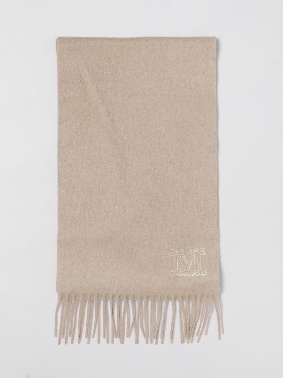 Max Mara Max Mara Scarf Woman Beige Size ONE SIZE - 1 Thumbnail