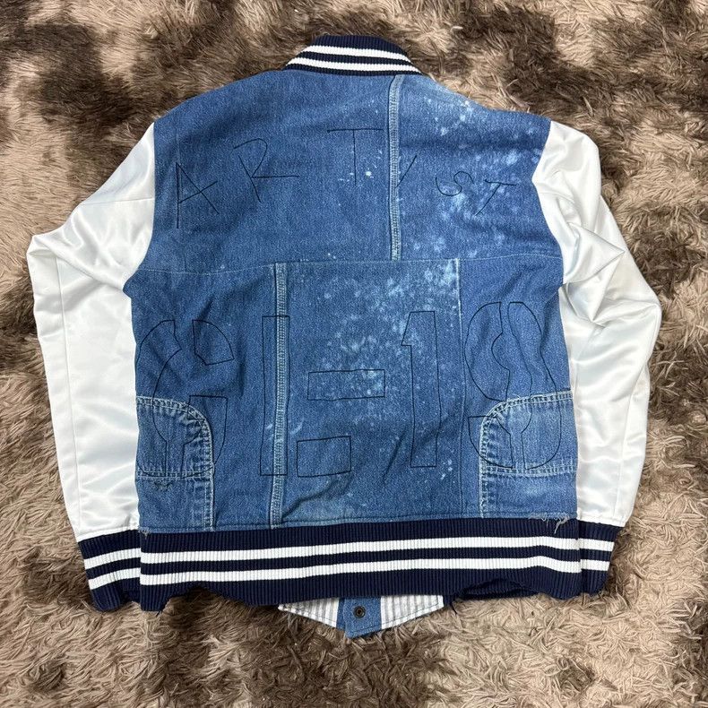 Greg Lauren Greg Lauren size2 Antique denim patchwork graffiti baseball Size US M / EU 48-50 / 2 - 4 Thumbnail
