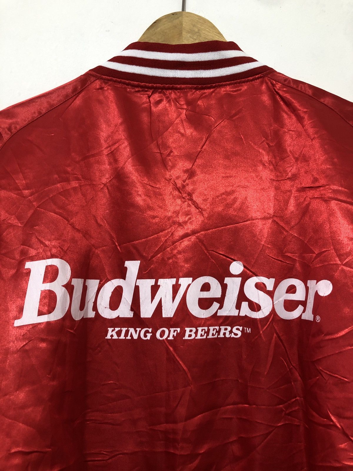 Budweiser × Vintage Vintage Budweiser Varsity Jacket Size US L / EU 52-54 / 3 - 2 Thumbnail