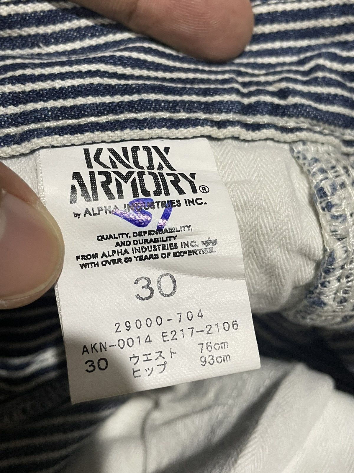 Other Knox Armory By Alpha Industries Hikory Stripes Carpenter Size US 32 / EU 48 - 16 Thumbnail