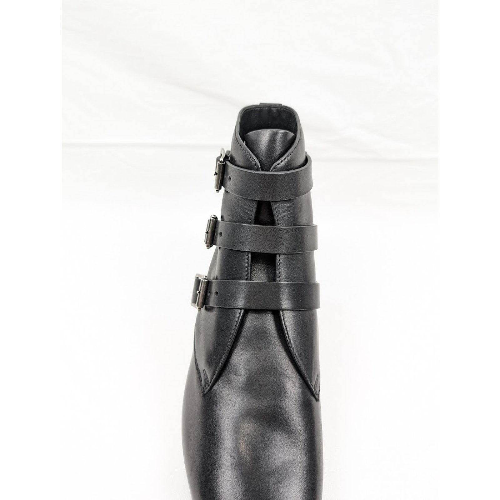 Saint Laurent Paris o1rshd1 Goth 15 Boots in Nero Size US 9.5 / EU 42-43 - 6 Thumbnail
