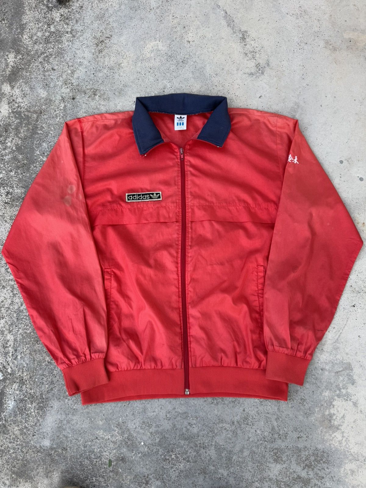 Adidas Vintage 90s Adidas Trefoil Stripe Zip Track Jacket Size US XL / EU 56 / 4 - 1 Thumbnail
