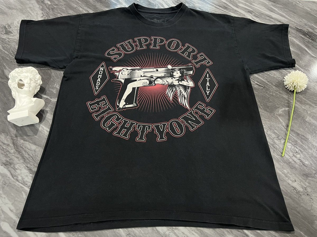 City Streets 81 Street : Support Eighty One Afraid Of Nothing Size US XXL / EU 58 / 5 - 2 Thumbnail