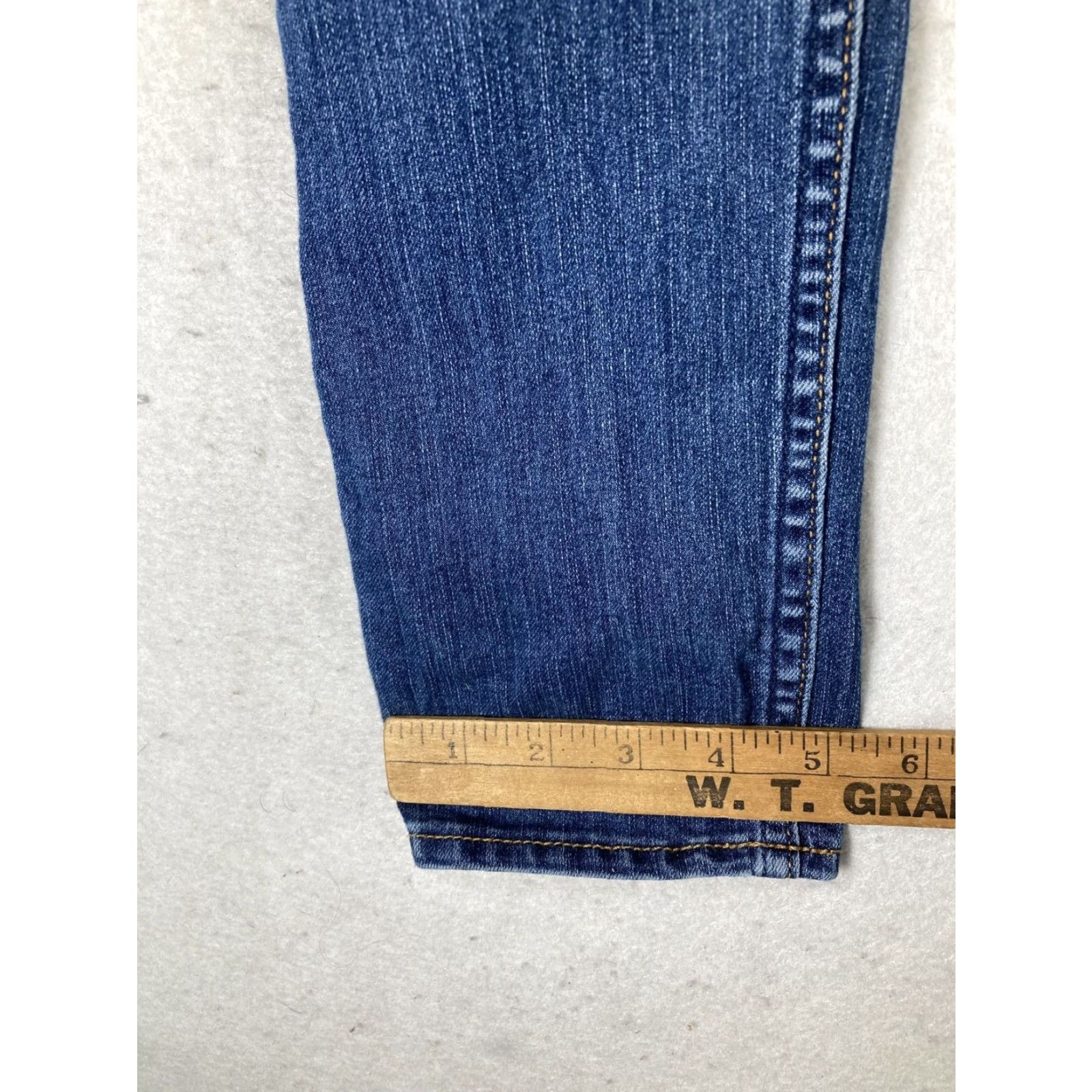 Abercrombie & Fitch Abercrombie Fitch Womens Skinny Jeans 4R Medium Wash Blue Size 32" / US 10 / IT 46 - 6 Thumbnail