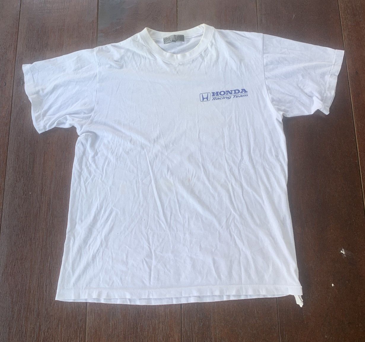 Honda Vintage Honda Racing Team Japan white tee Size US M / EU 48-50 / 2 - 2 Thumbnail