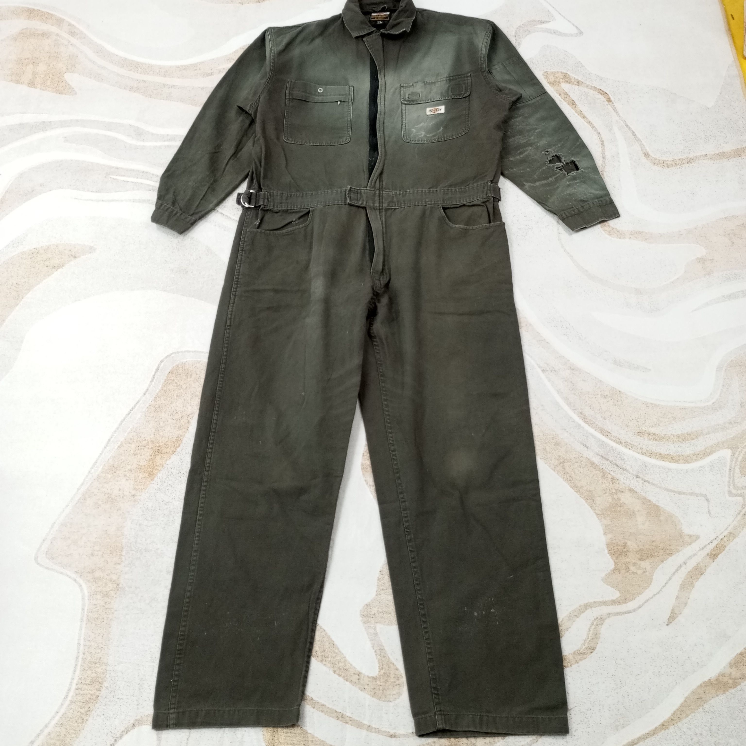 Vintage Dickies X Stussy Custom Art Coverall Jacket c220n15 Size US L / EU 52-54 / 3 - 3 Thumbnail