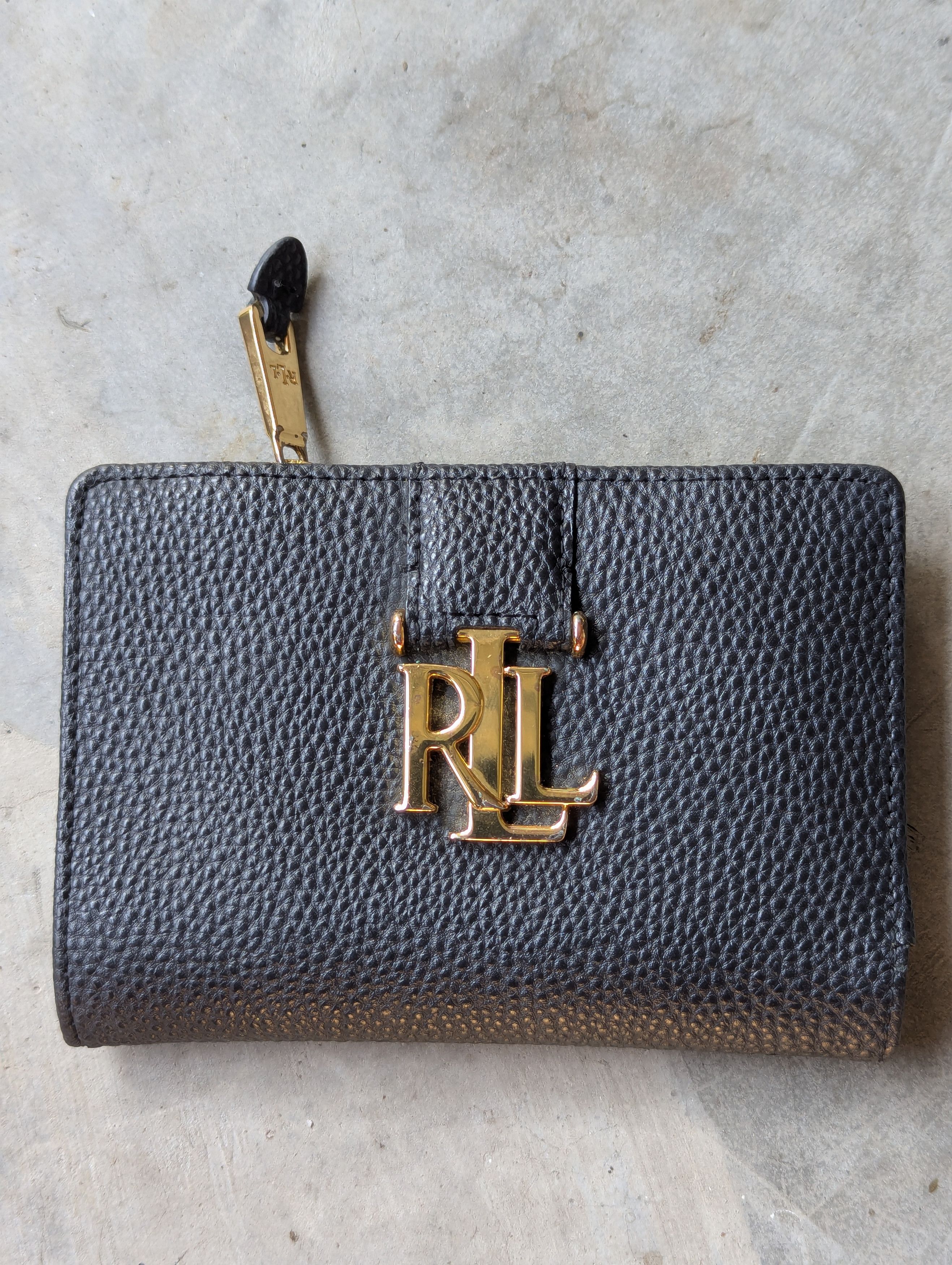 Lauren Ralph Lauren Lauren Ralph Lauren Black Leather Wallet Size ONE SIZE - 2 Thumbnail