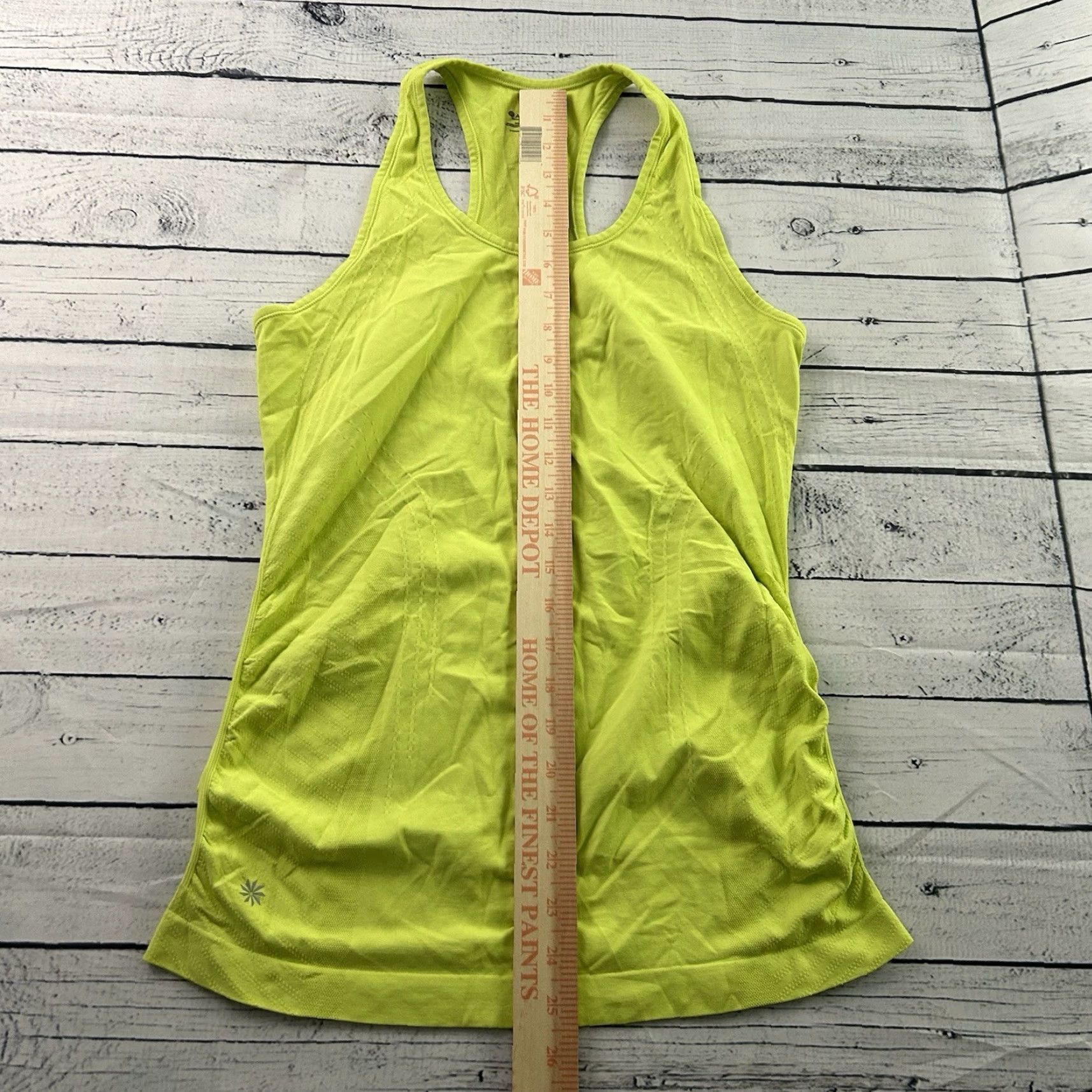 Athleta Athleta Momentum Seamless Side Cinch Athletic Tank Top Women's Small Yellow Tank Athletic Womens S Yellow Momentum Seamless Side Cinch Size S / US 4 / IT 40 - 3 Thumbnail