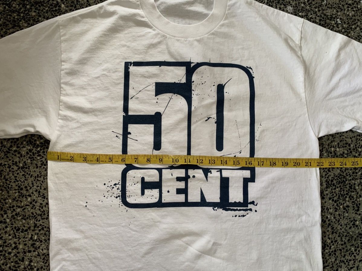 Rap Tees Vintage 50 Cent American Rapper / Hip Hop T shirt Size US L / EU 52-54 / 3 - 9 Thumbnail