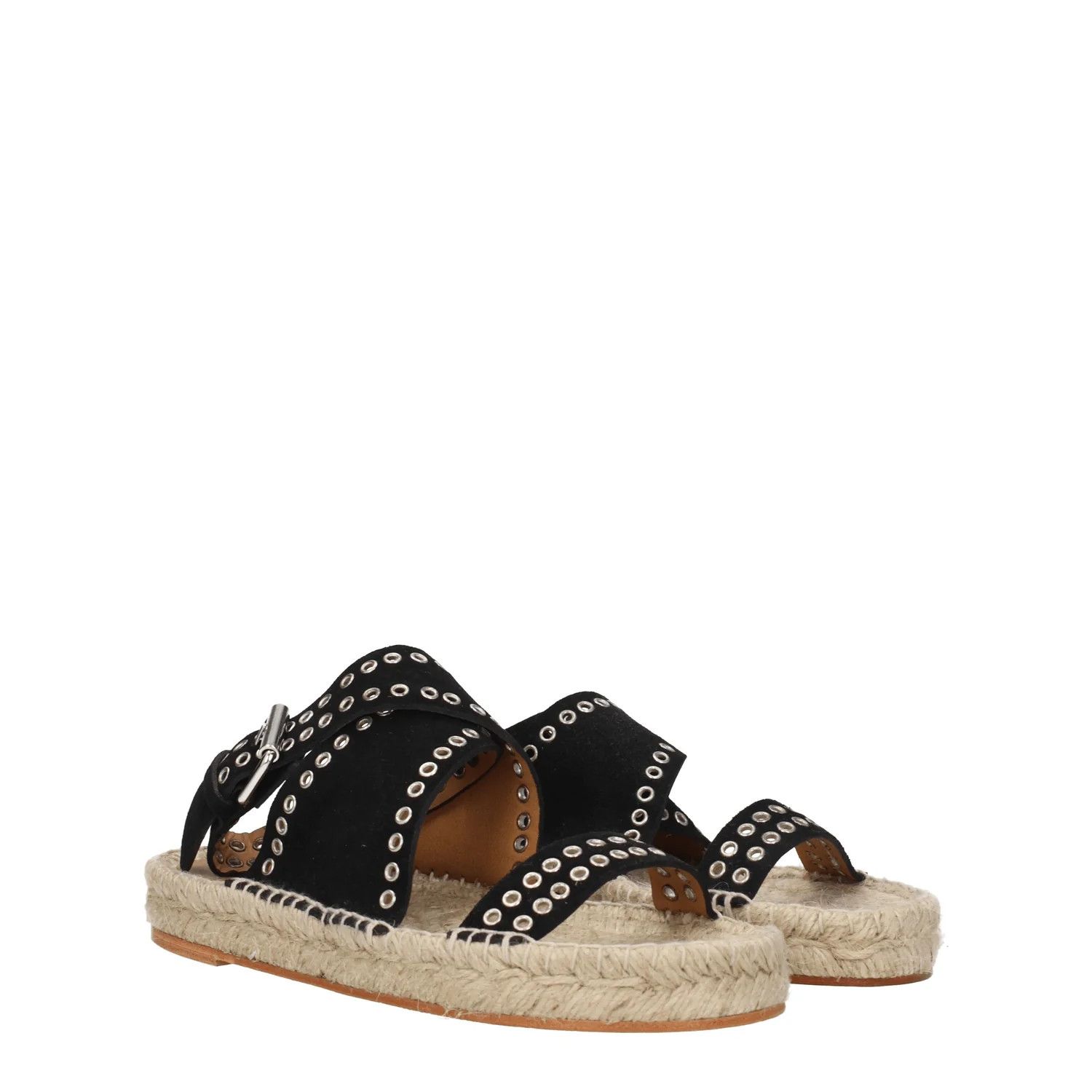 Isabel Marant ob1o1e1124 Suede Sandals in Black Size US 6 / IT 36 - 2 Thumbnail