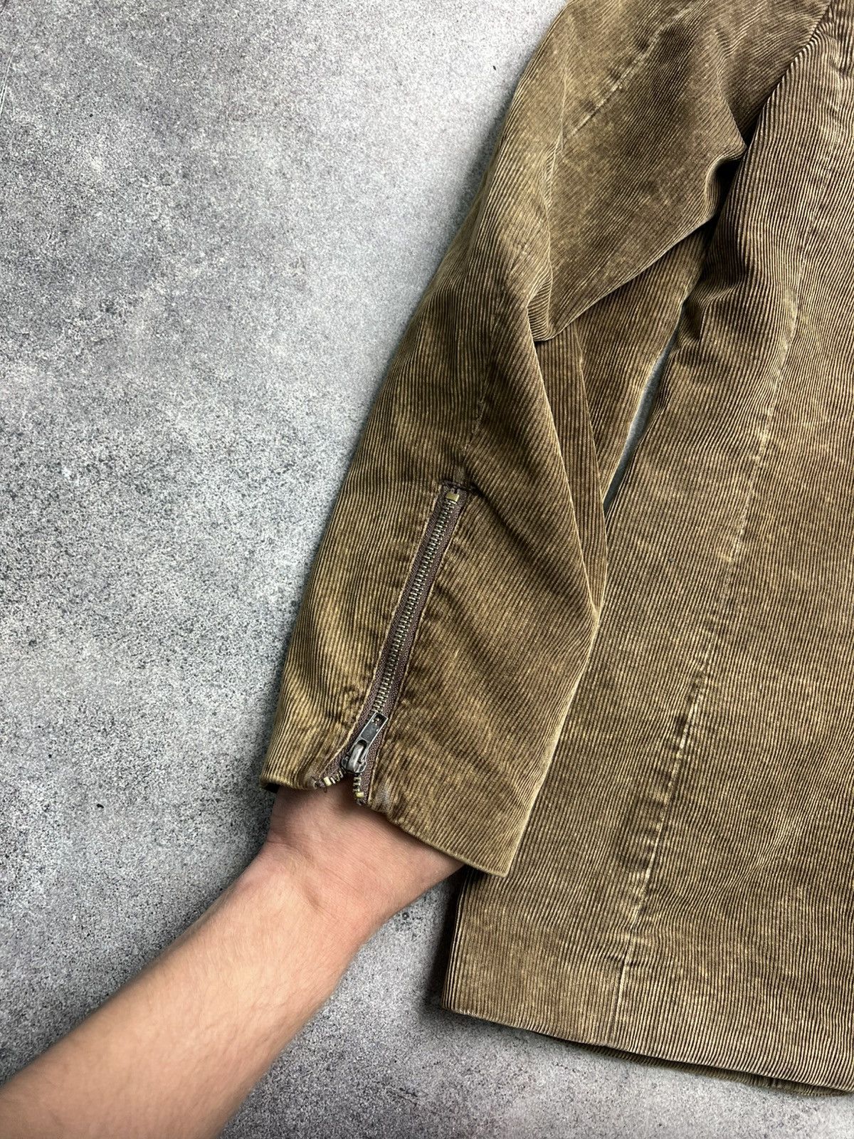 Other Japanese corduroy grunge blazer jacket with zip elements Size US L / EU 52-54 / 3 - 6 Thumbnail