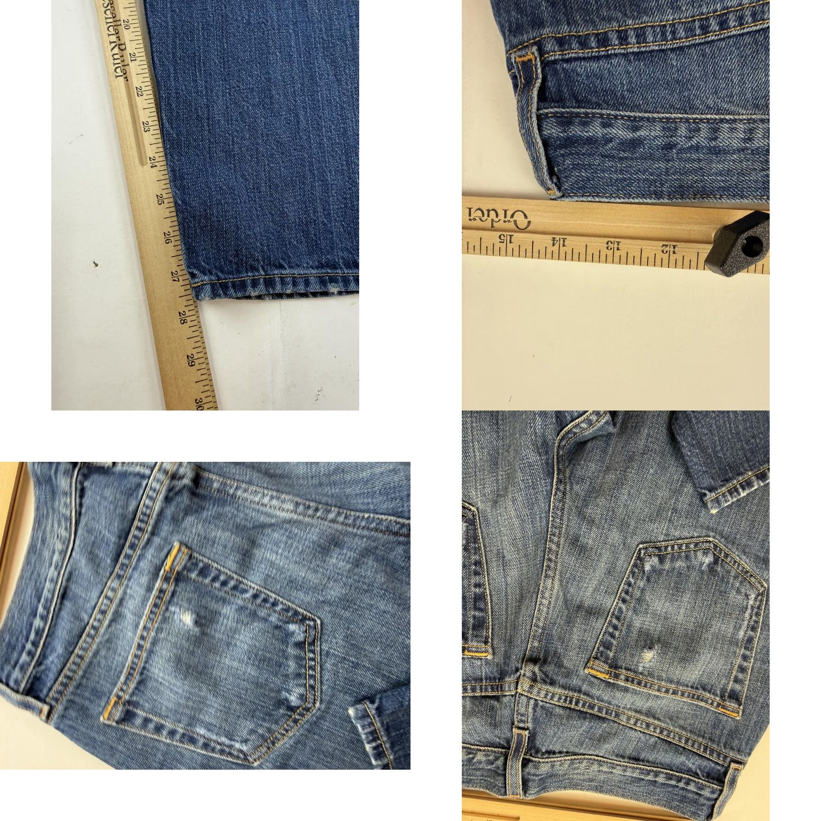 Outerknown Outerknown Jeans Womens 26 Medium Wash Blue Boyfriend Distressed Button Fly Jeans Womens 26 Medium Wash Blue Boyfriend Distressed Button Fly Size 26" / US 2 / IT 38 - 9 Thumbnail