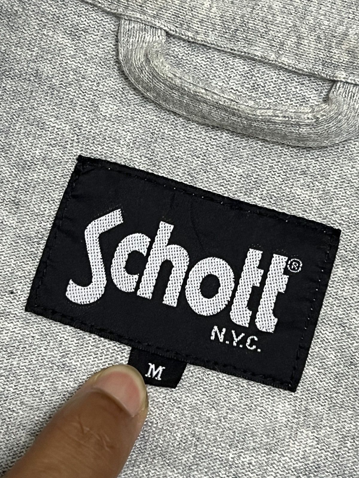 Schott Vintage Schott Double Collar Perfecto Cotton Sweats Jacket Size US M / EU 48-50 / 2 - 8 Thumbnail