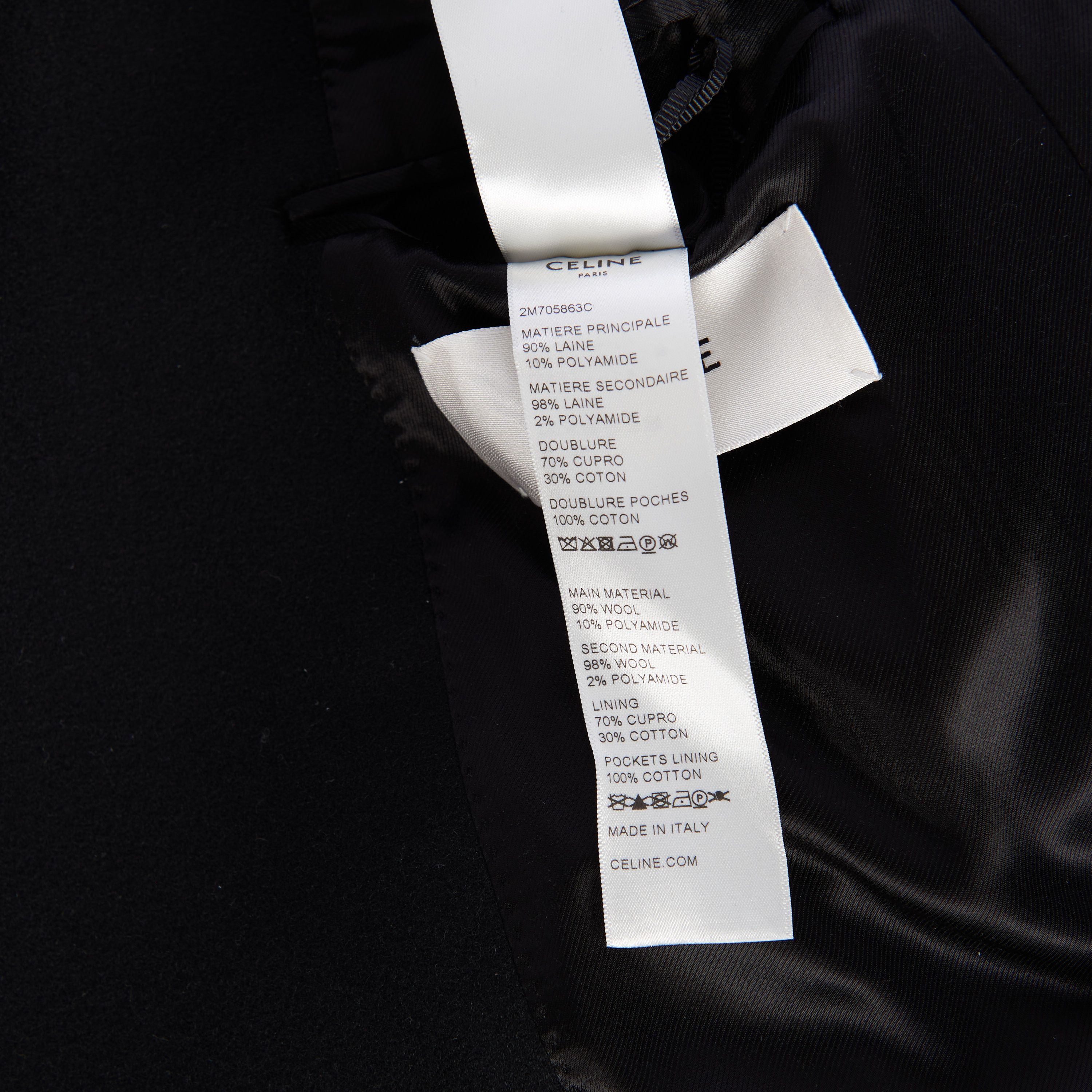 Celine Long Double-Breasted Overcoat In Tiger Jacquard Size US M / EU 48-50 / 2 - 12 Thumbnail