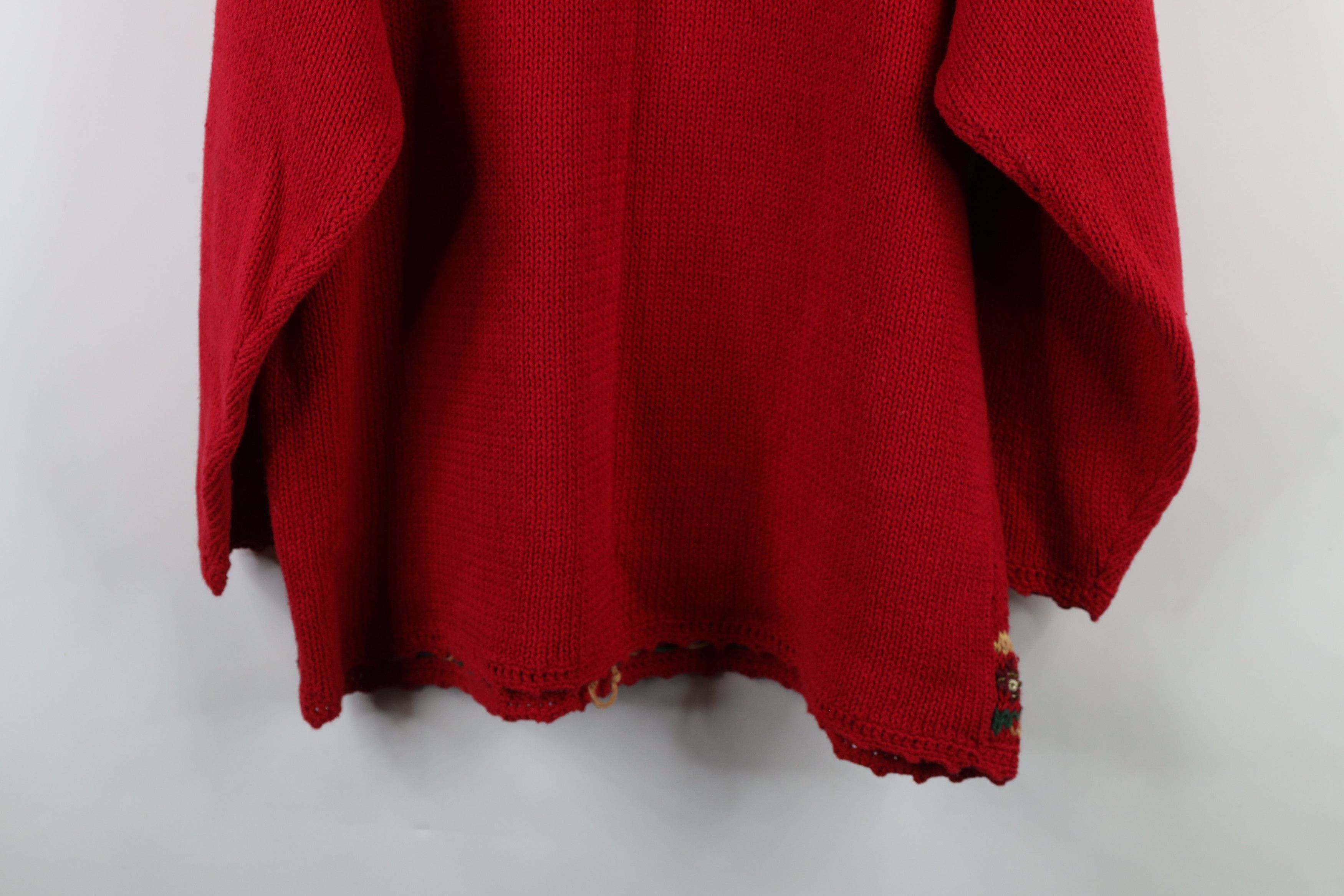 Vintage Vintage 90s Streetwear Heavyweight Christmas Knit Sweater Size XL / US 12-14 / IT 48-50 - 14 Thumbnail