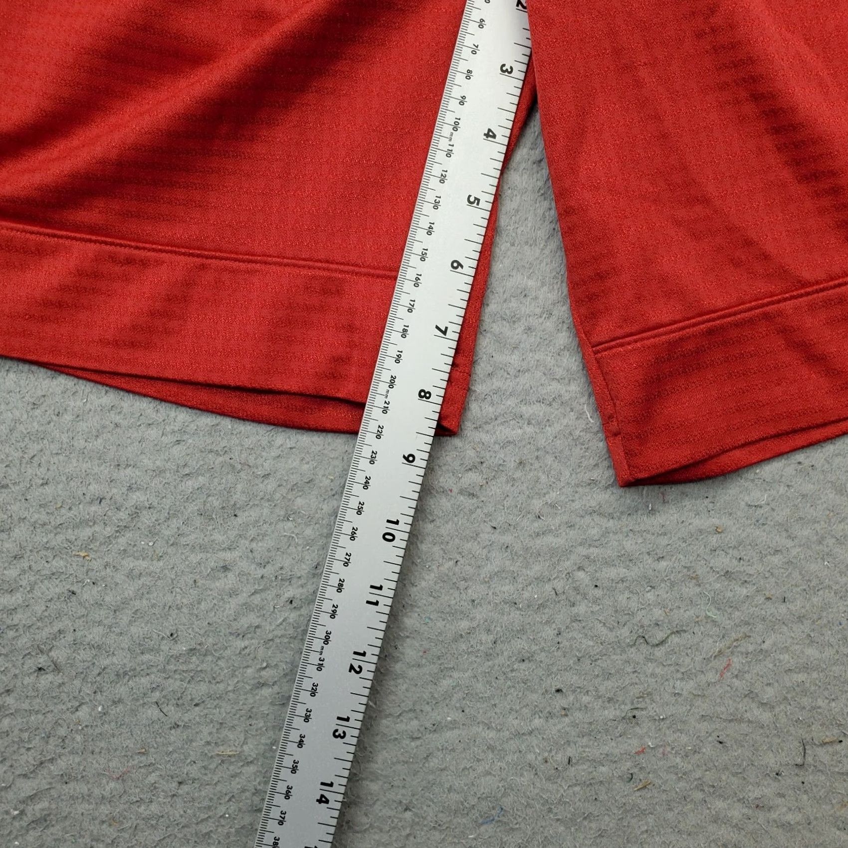 Nike Nike Activewear Shorts Mens M Red Solid Elastic Pull On Swoosh Logo Size US 31 - 4 Thumbnail