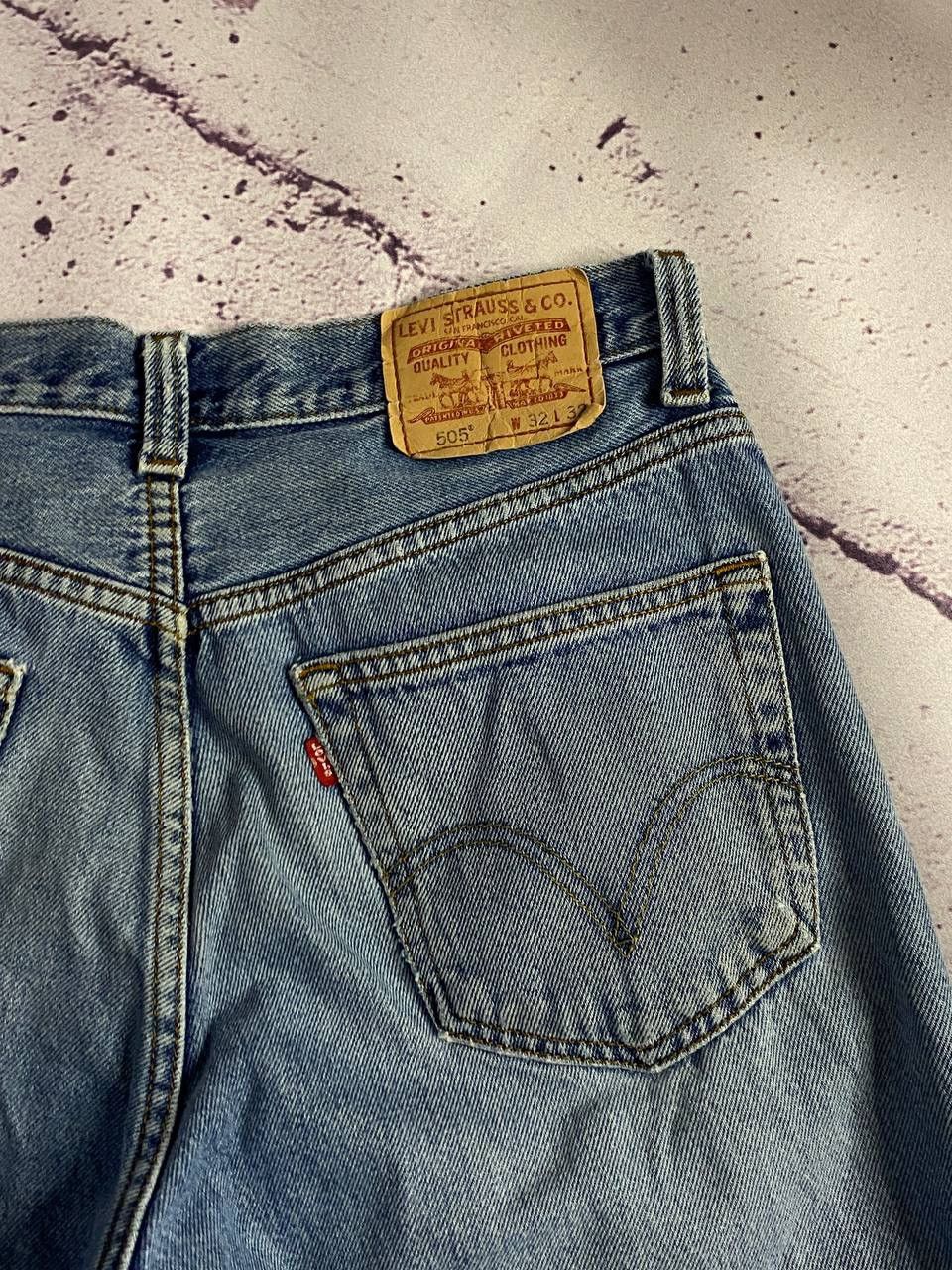 Levi's Vintage Clothing Vintage Levi's 505 Regular Fit Light Blue Denim Jeans 32*32 Size 32" / US 10 / IT 46 - 4 Thumbnail