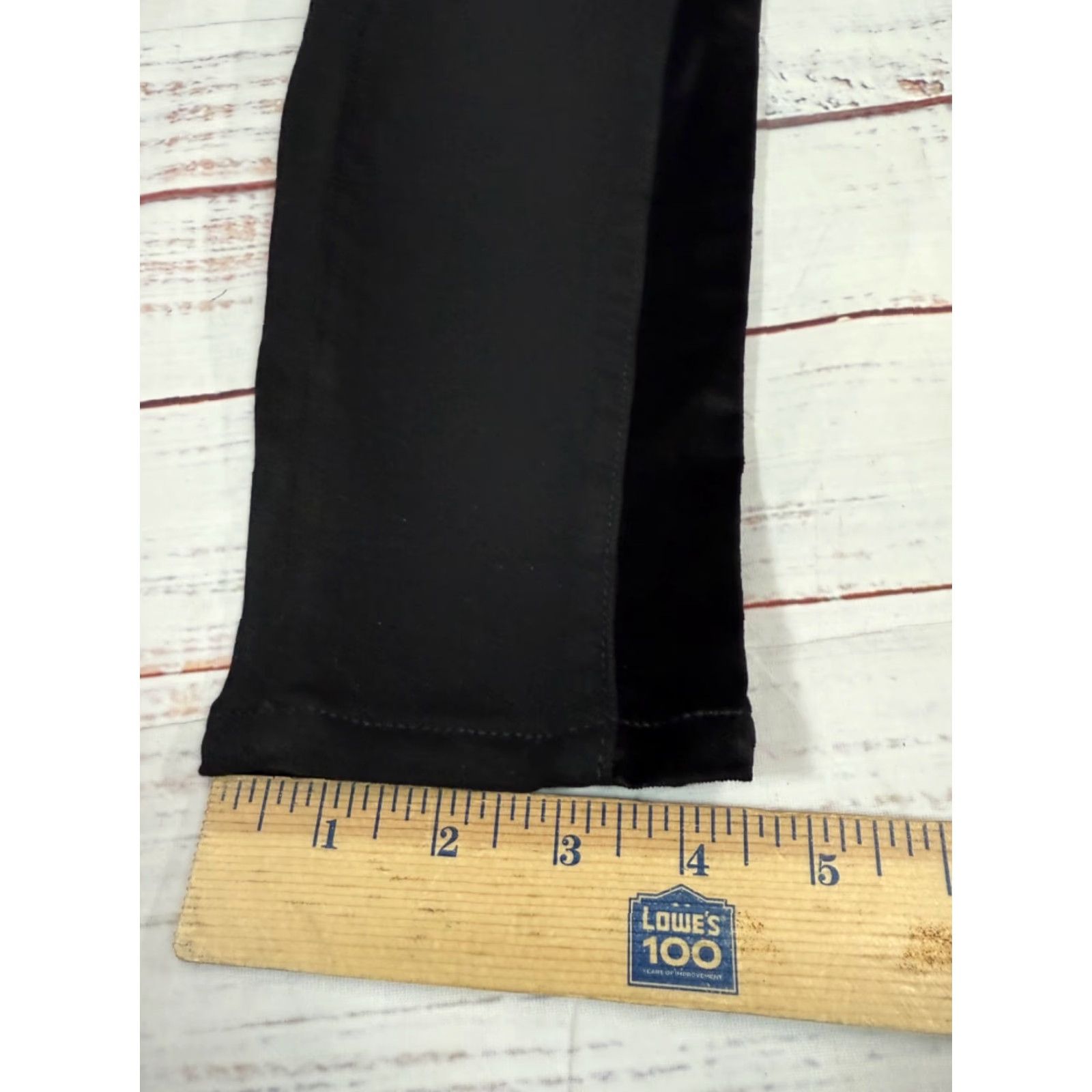 Paige Paige Womens Hoxton High Rise Ultra Skinny Jeans Sz 25 Black Side Stripe Stretch Size 42" / US 20 - 3 Thumbnail