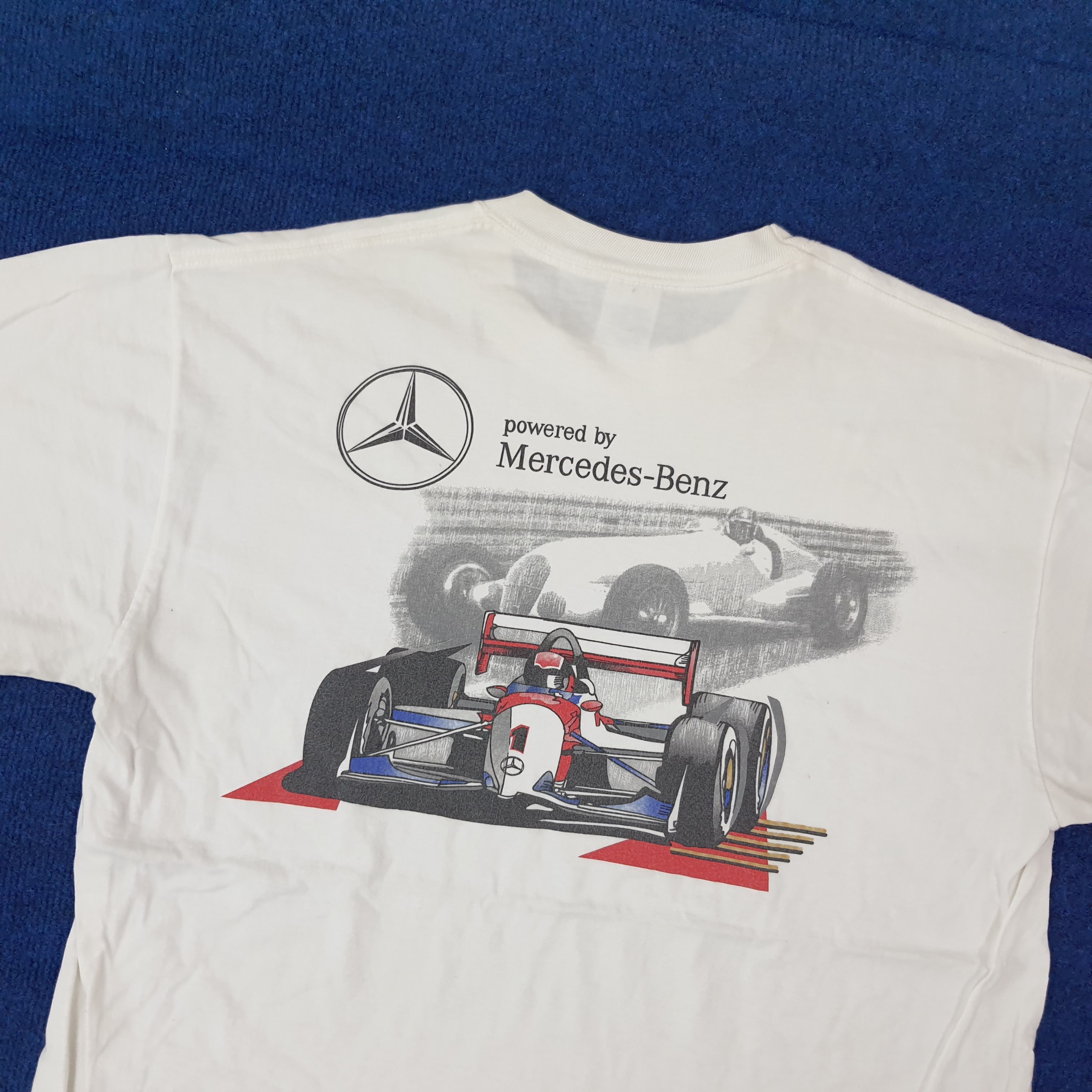 Mercedes-Benz Vintage Mercedes Benz F-1 Racing Tshirt C259N34 Size US L / EU 52-54 / 3 - 2 Thumbnail