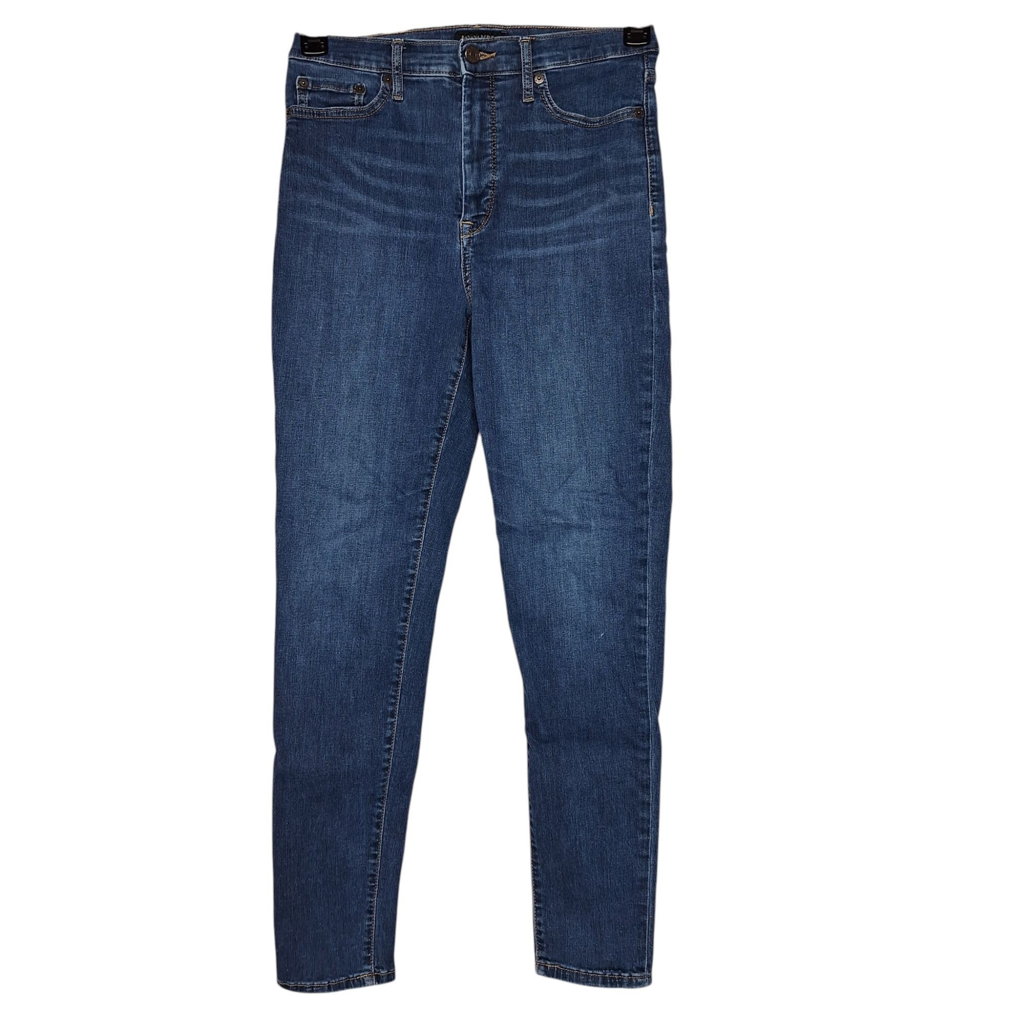Banana Republic Banana Republic High Rise Soft Skinny Jeans Dark Wash 28/6 I Size 28" / US 6 / IT 42 - 2 Thumbnail