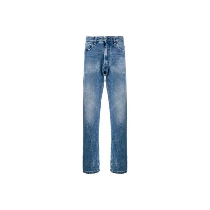 Fendi Fendi Loose Straight Wash Denim Jeans 0079 Size US 31 - 1 Thumbnail