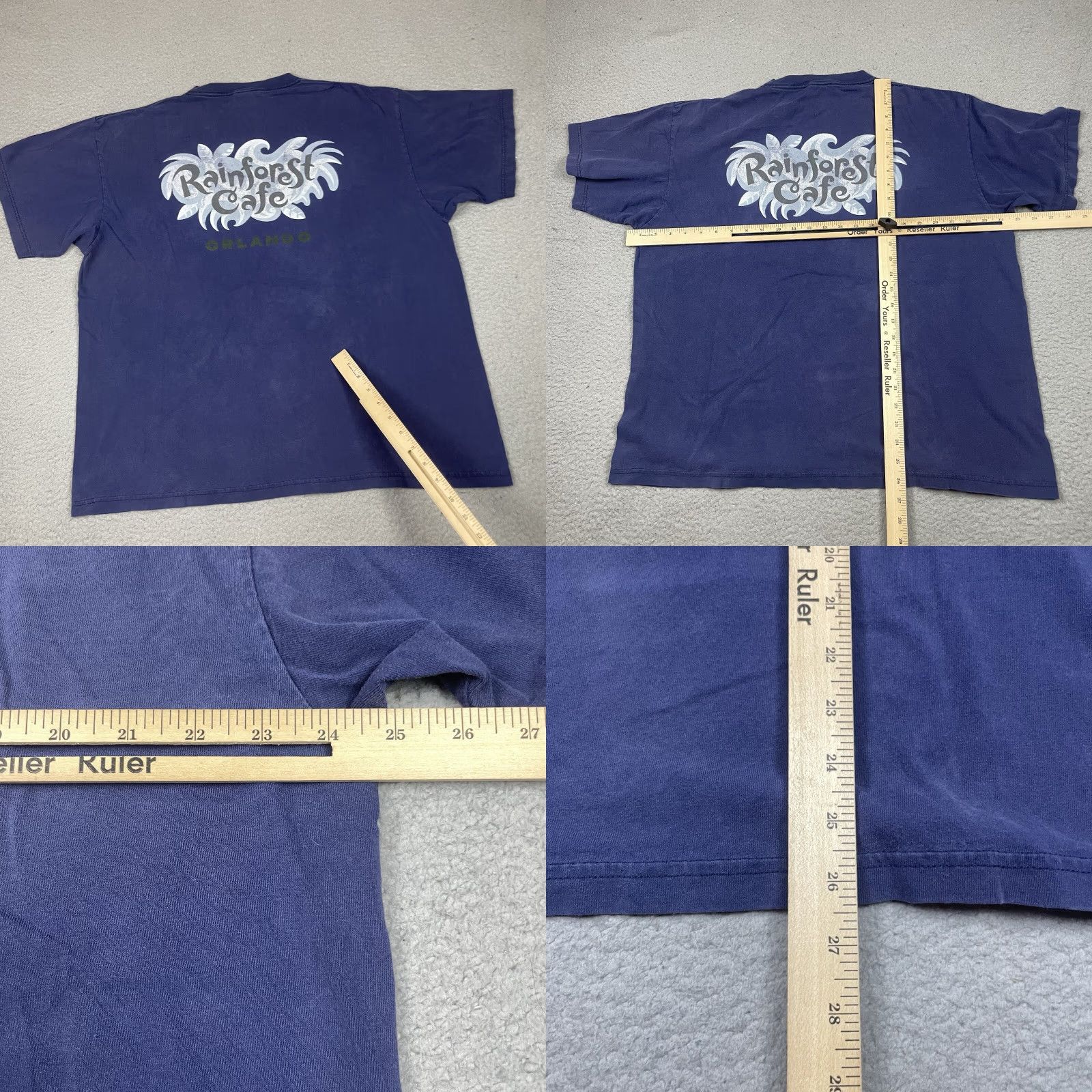 Vintage VINTAGE Rainforest Cafe T Shirt Adult XL Blue Logo Parrot 80s 90s Men Vintage-Faded Graphic Holiday Orlando Florida Shirt Size US XL / EU 56 / 4 - 9 Thumbnail