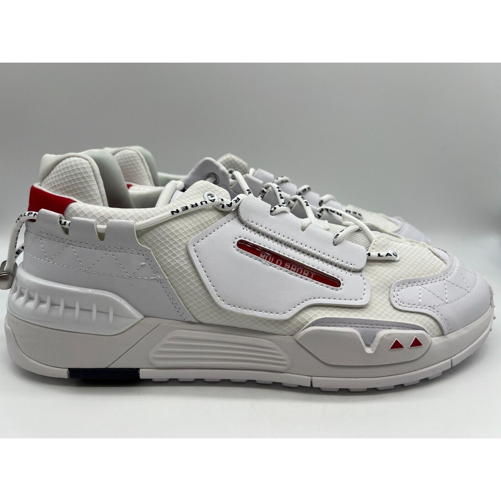 Polo Ralph Lauren Polo Sport White Sneakers Men's Size 11.5