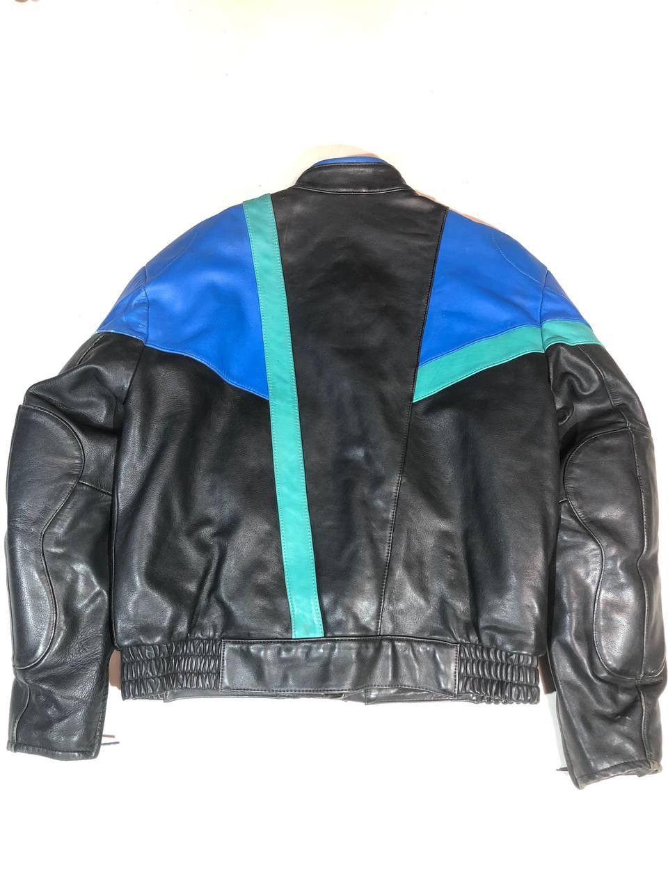 Vintage MQP Racing Moto Avangarde Leather Jacket Vintage Size US XL / EU 56 / 4 - 2 Thumbnail