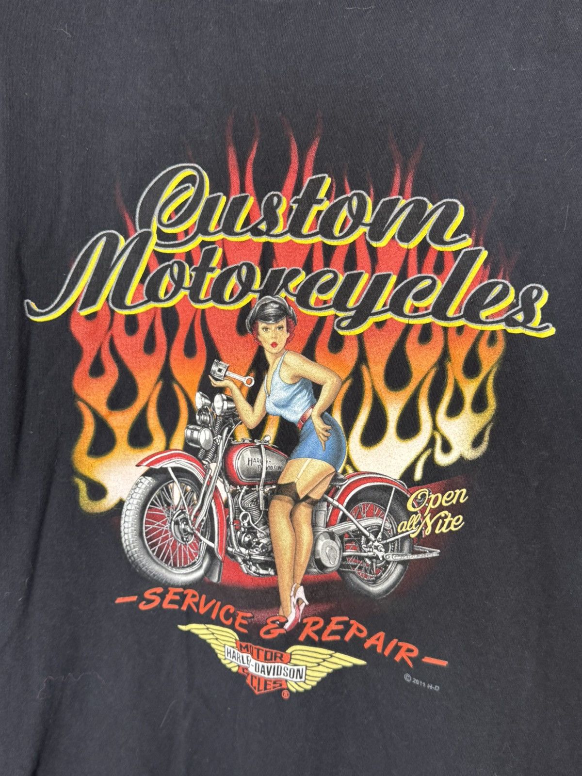Harley Davidson Vintage Harley Davidson Shirt Size US L / EU 52-54 / 3 - 3 Thumbnail