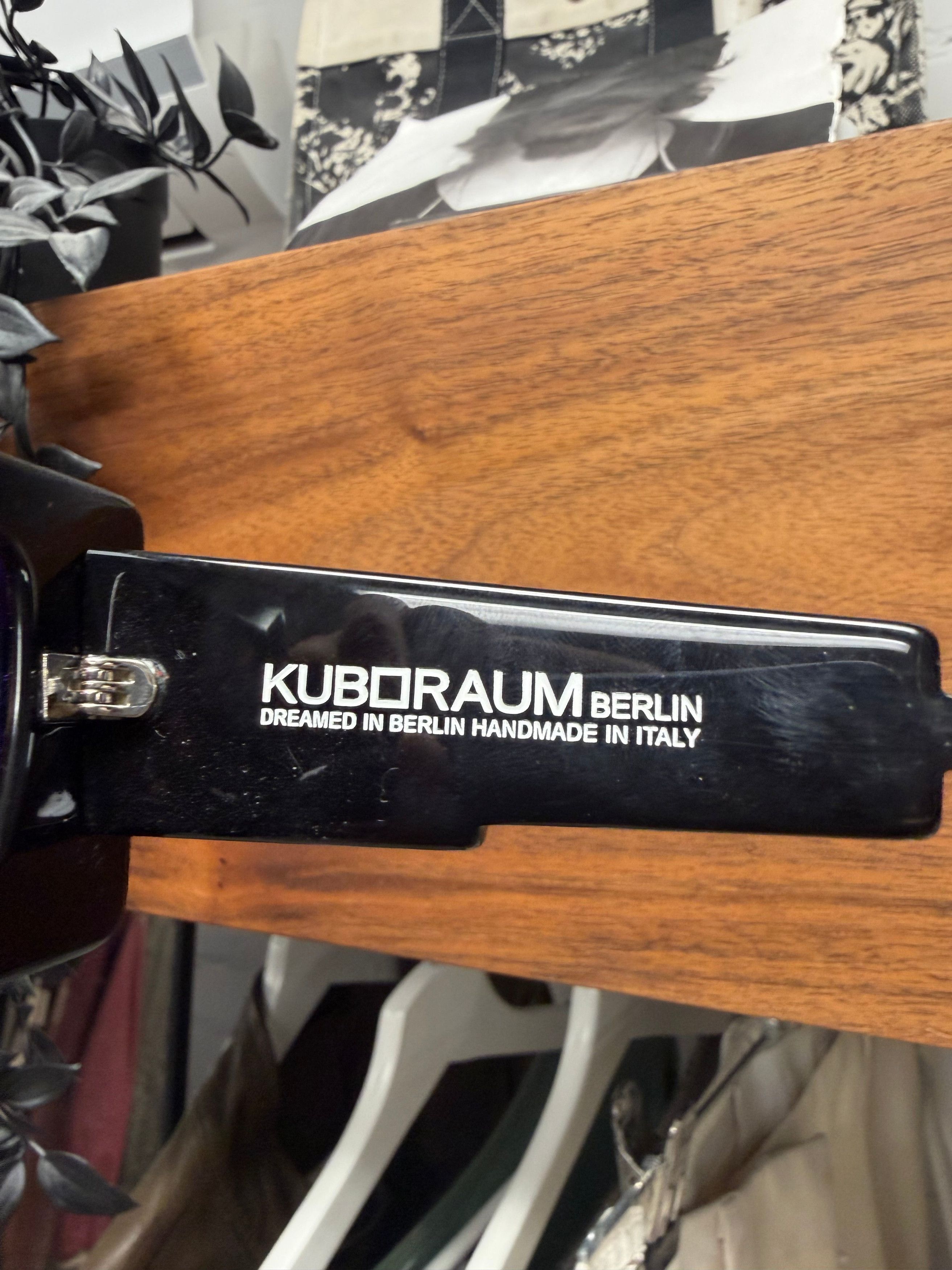 Kuboraum KUBORAUM X11 ‘Uneven’ Glossy Black Square Frame Sunglasses Size ONE SIZE - 5 Thumbnail