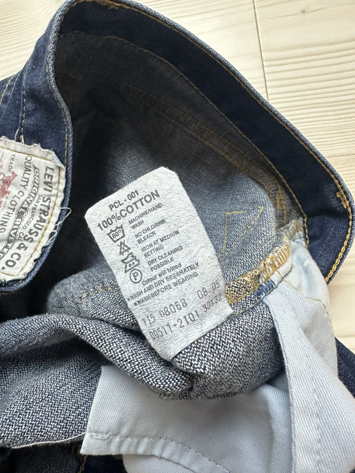 Levi's Vintage Clothing Levis vintage 511 jeans blue 01’ Size US 30 / EU 46 - 6 Thumbnail