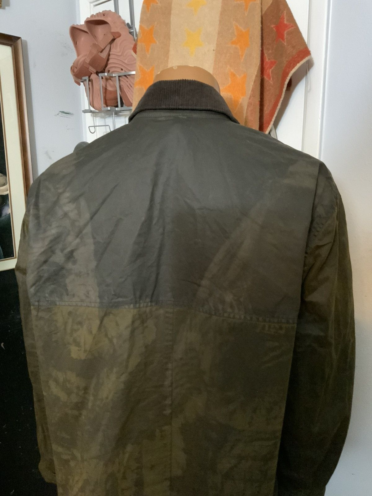 Zara Zara Work Wax Coated Field Corduroy Collar Utility Jacket Size US XL / EU 56 / 4 - 21 Thumbnail