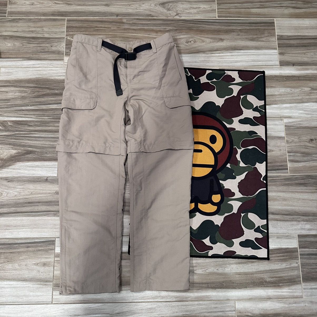Tan The North Face Convertible Cargo Hiking Pants