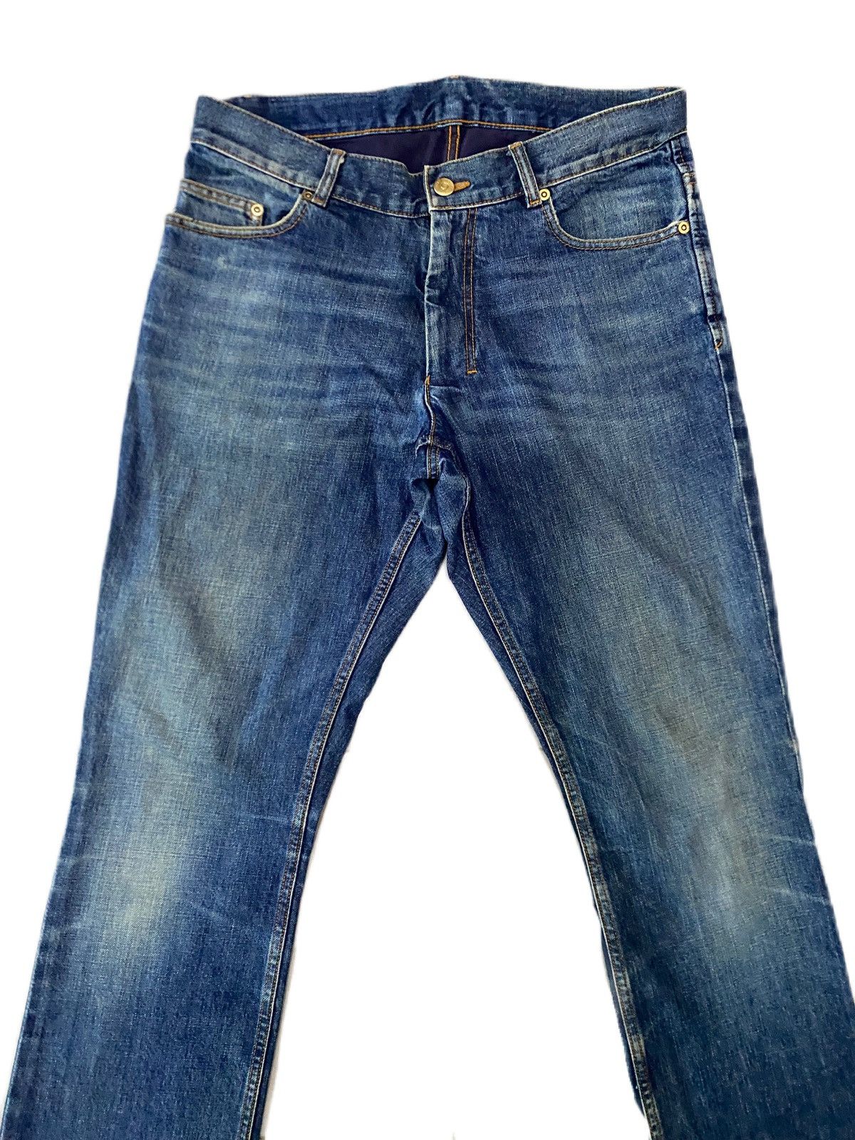 Yves Saint Laurent YVES SAINT LAURENT DISTRESS DENIM STRAIGHT TYPE Size US 32 / EU 48 - 4 Thumbnail